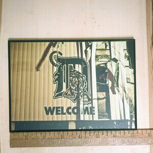 Original MetroDevious Genuine Detroit Art By Sooney Kadouh Wood Plaque 5x7